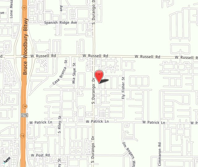 Location Map: 5864 S. Durango Drive Las Vegas, NV 89113